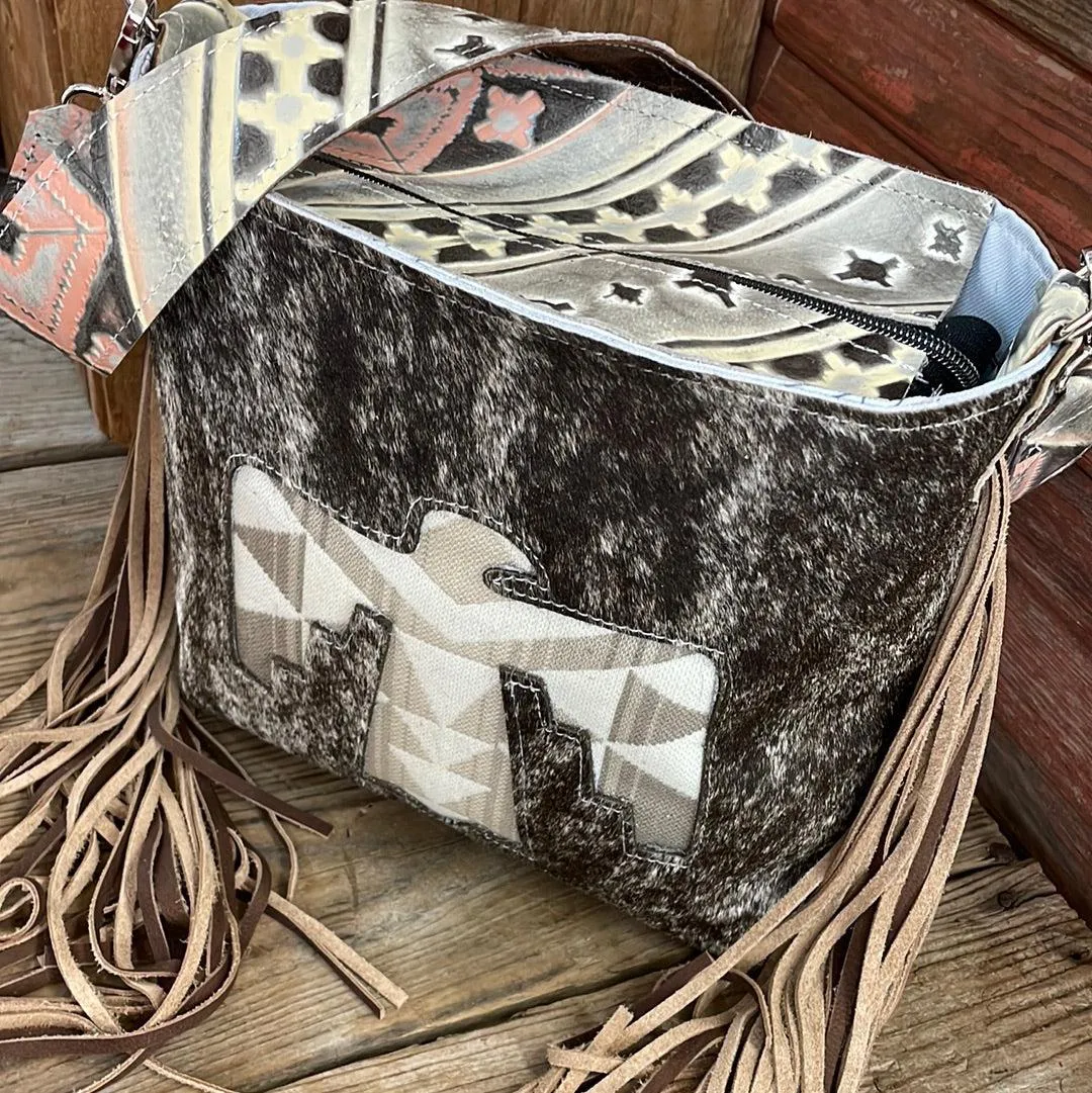 008 Gabby - Brindle w/ Pendleton Firebird Design