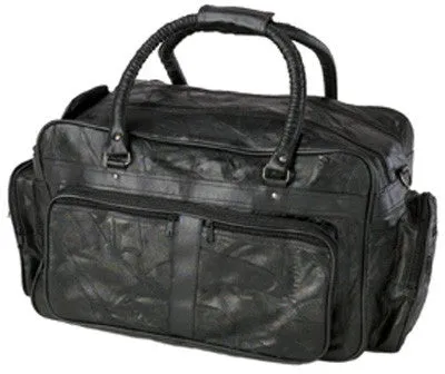 23" Leather Tote Bag with Saddlebags Free Shipping