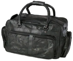 23" Leather Tote Bag with Saddlebags Free Shipping