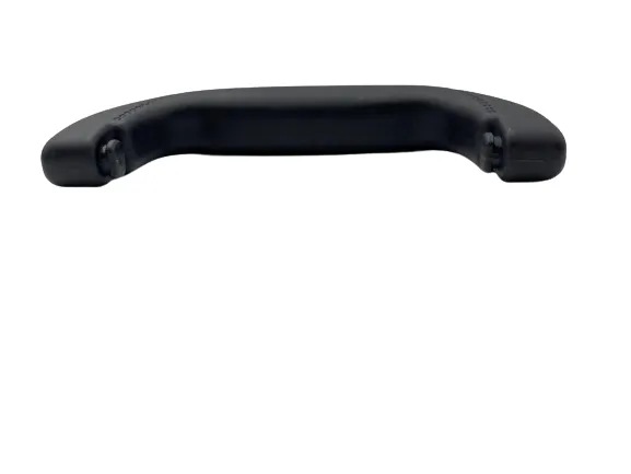 6" Post Style Handle Black Plastic For Briefcases and Bags