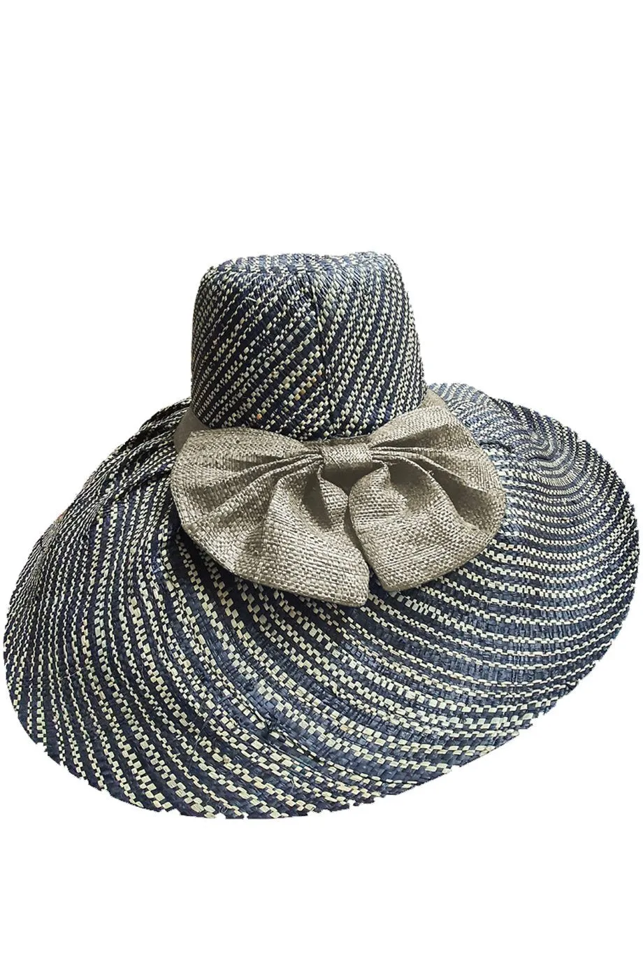 Ainsley Gray Wide Handmade Madagascar Hat