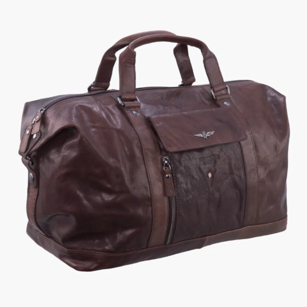 Air Force Military Bags Travel in Vera Vintage Leather AM306-MO