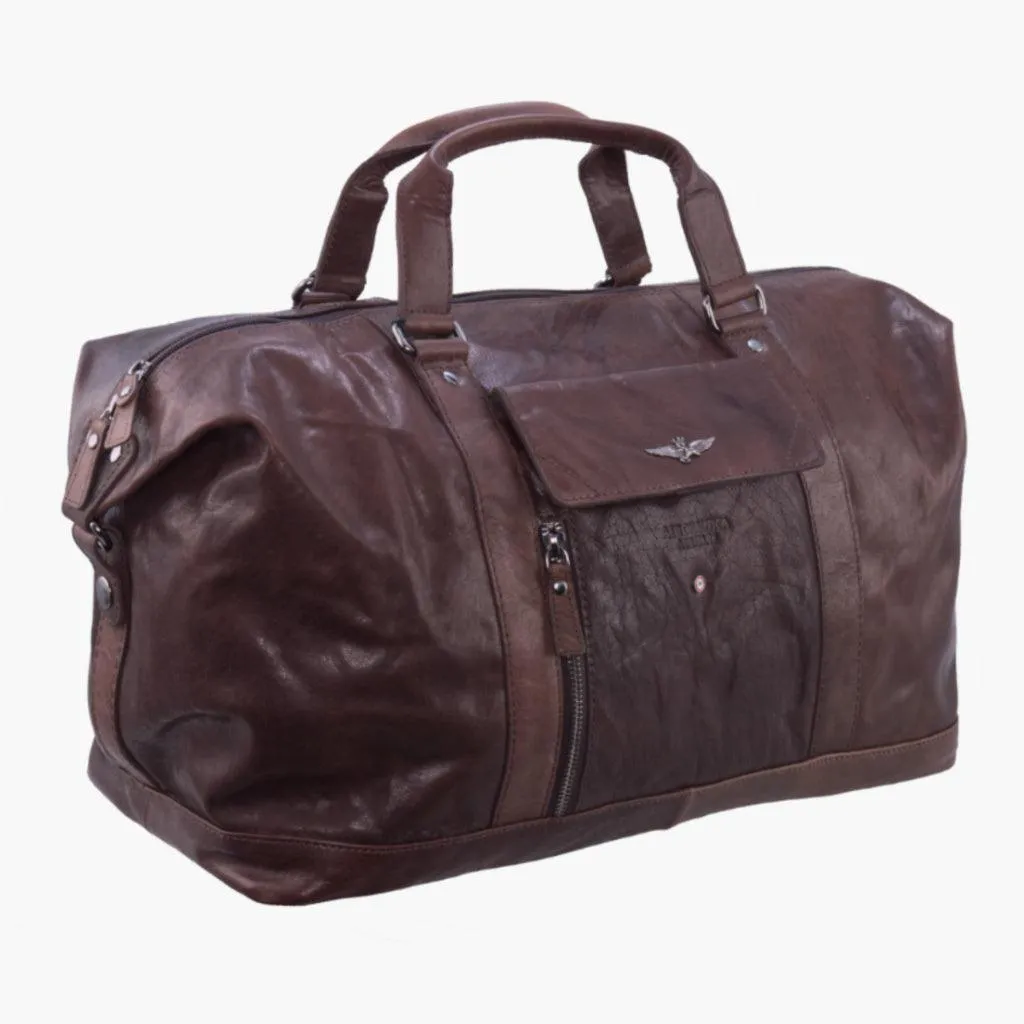 Air Force Military Bags Travel in Vera Vintage Leather AM306-MO