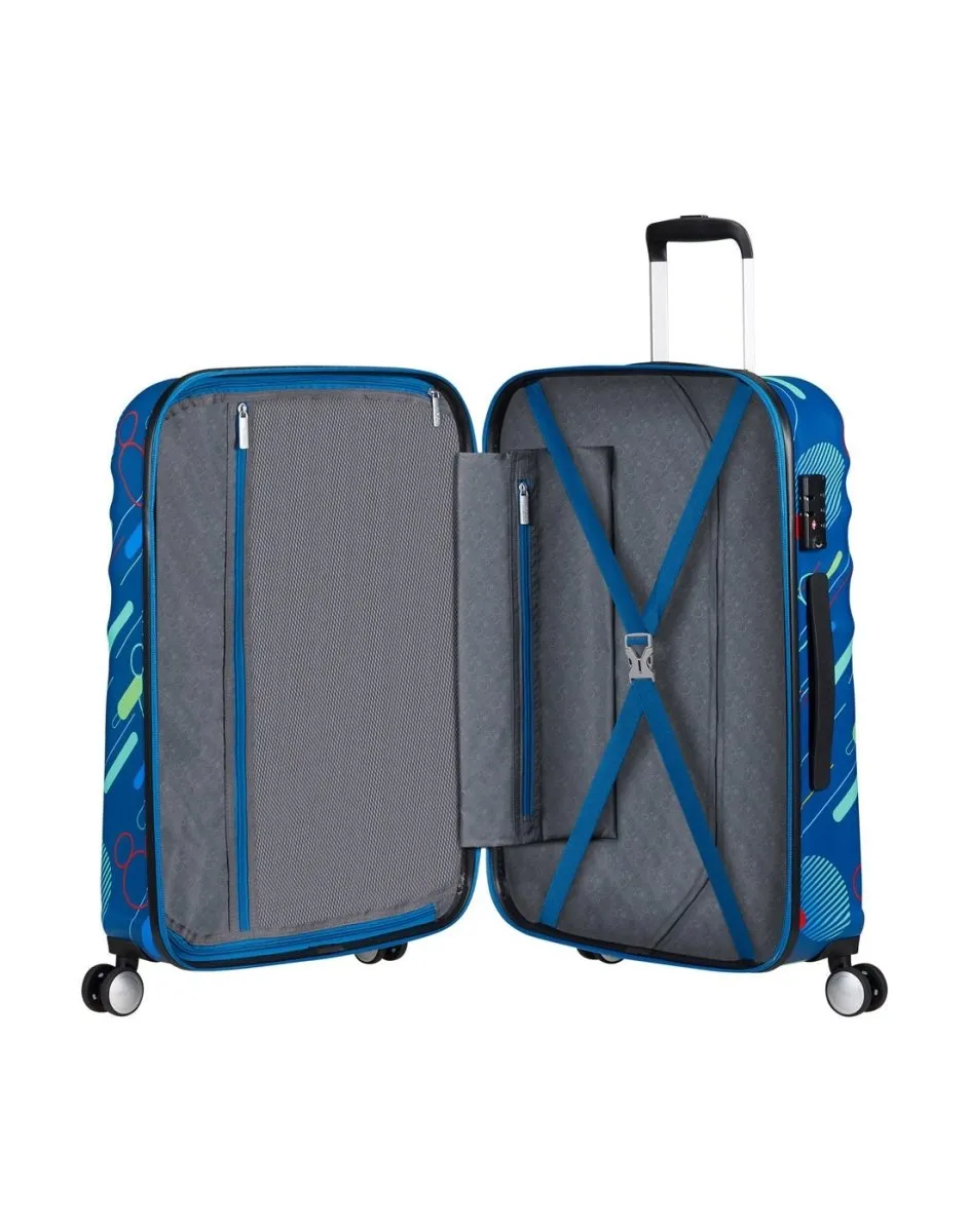 American Tourister Disney Wavebreaker Medium Spinner - Mickey Future Pop
