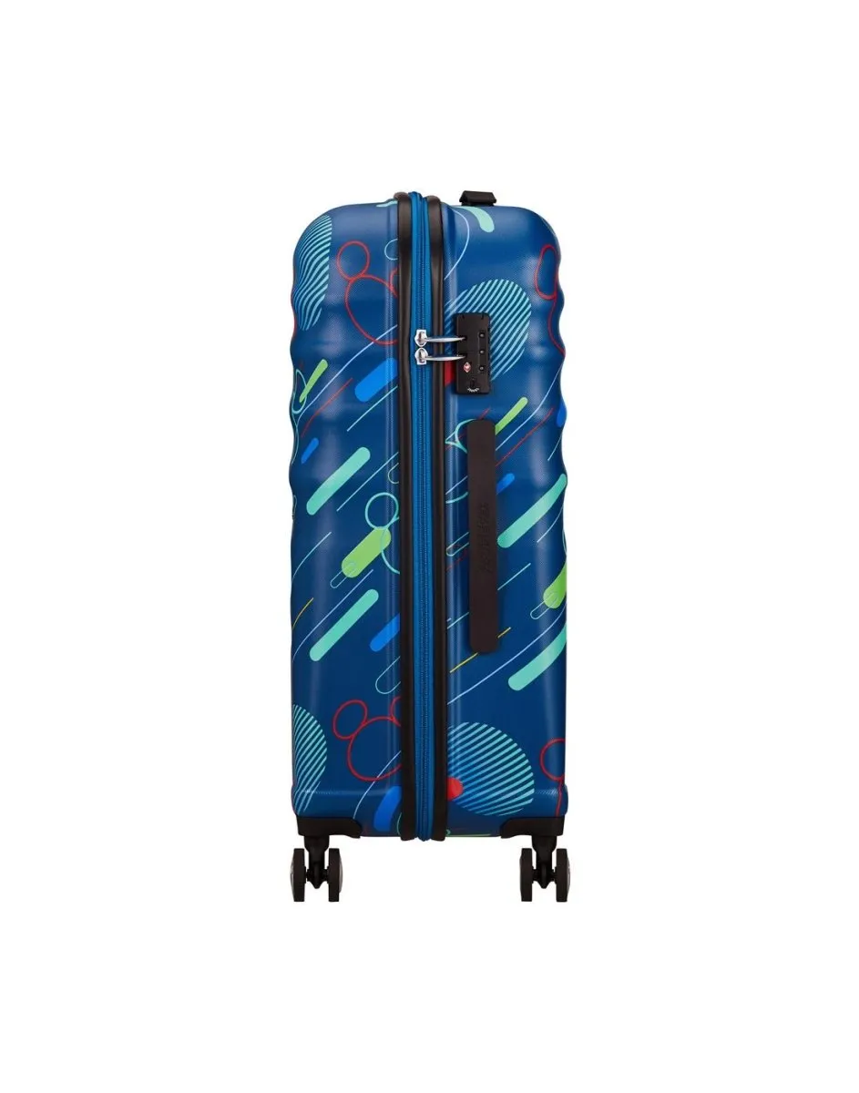 American Tourister Disney Wavebreaker Medium Spinner - Mickey Future Pop