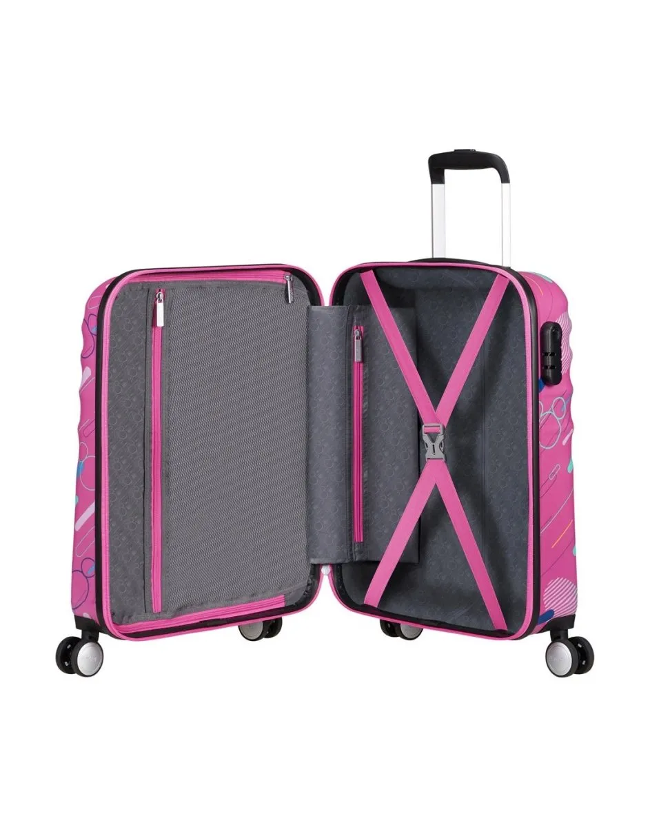 American Tourister Disney Wavebreaker Spinner Carry-on - Minnie Future Pop
