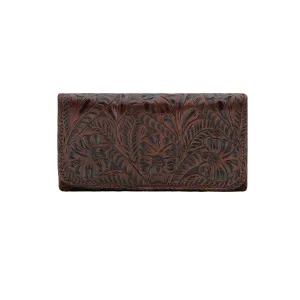 American West Handbag Annie's Secret Collection: Leather Tri-Fold Western Wallet