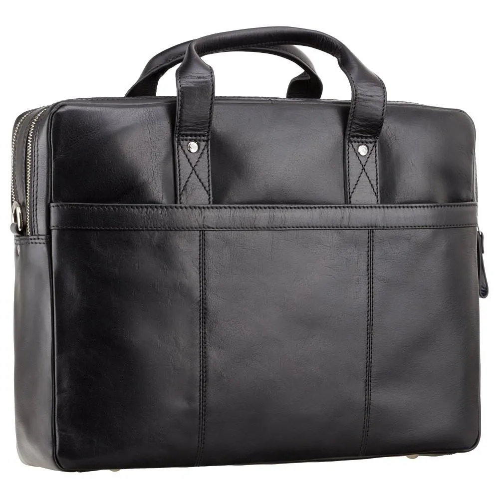 Anderson 15" Laptop Briefcase- Black