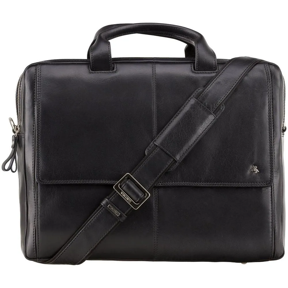 Anderson 15" Laptop Briefcase- Black