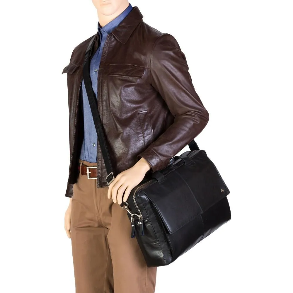 Anderson 15" Laptop Briefcase- Black