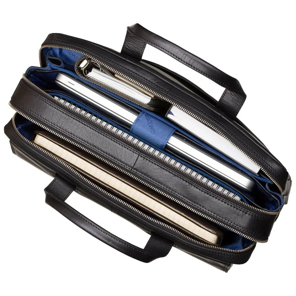 Anderson 15" Laptop Briefcase- Black