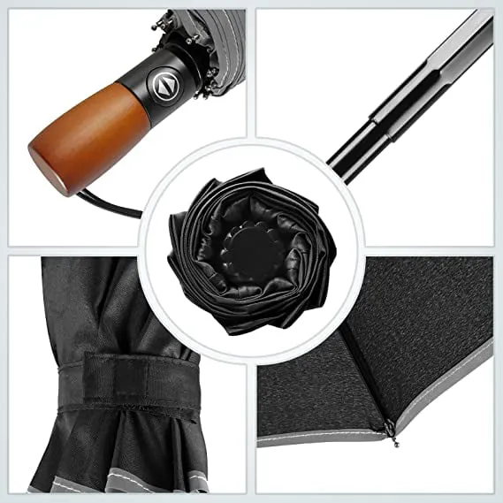 Automatic Folding Umbrella,Windproof Compact Umbrella