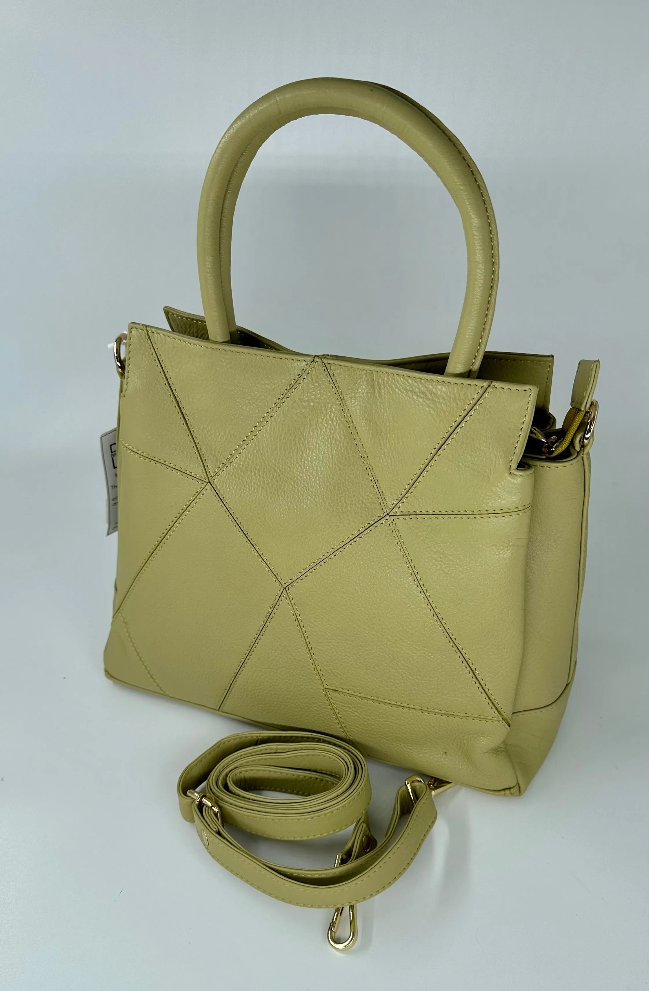 Baron Leathergoods -Lime Bag