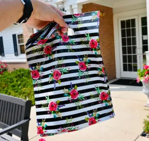 Beautiful blooms 9x12 merchandise bag