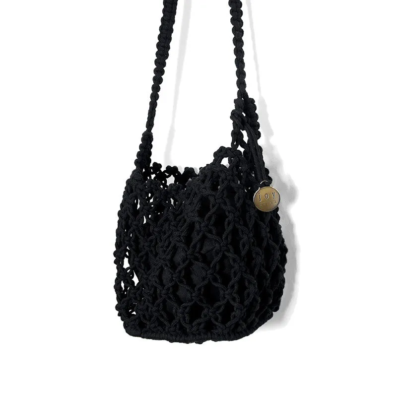 Birdie Macrame Crossbody Tote