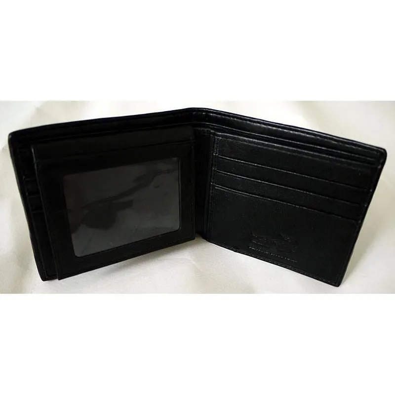 Black Hornback Crocodile Wallet