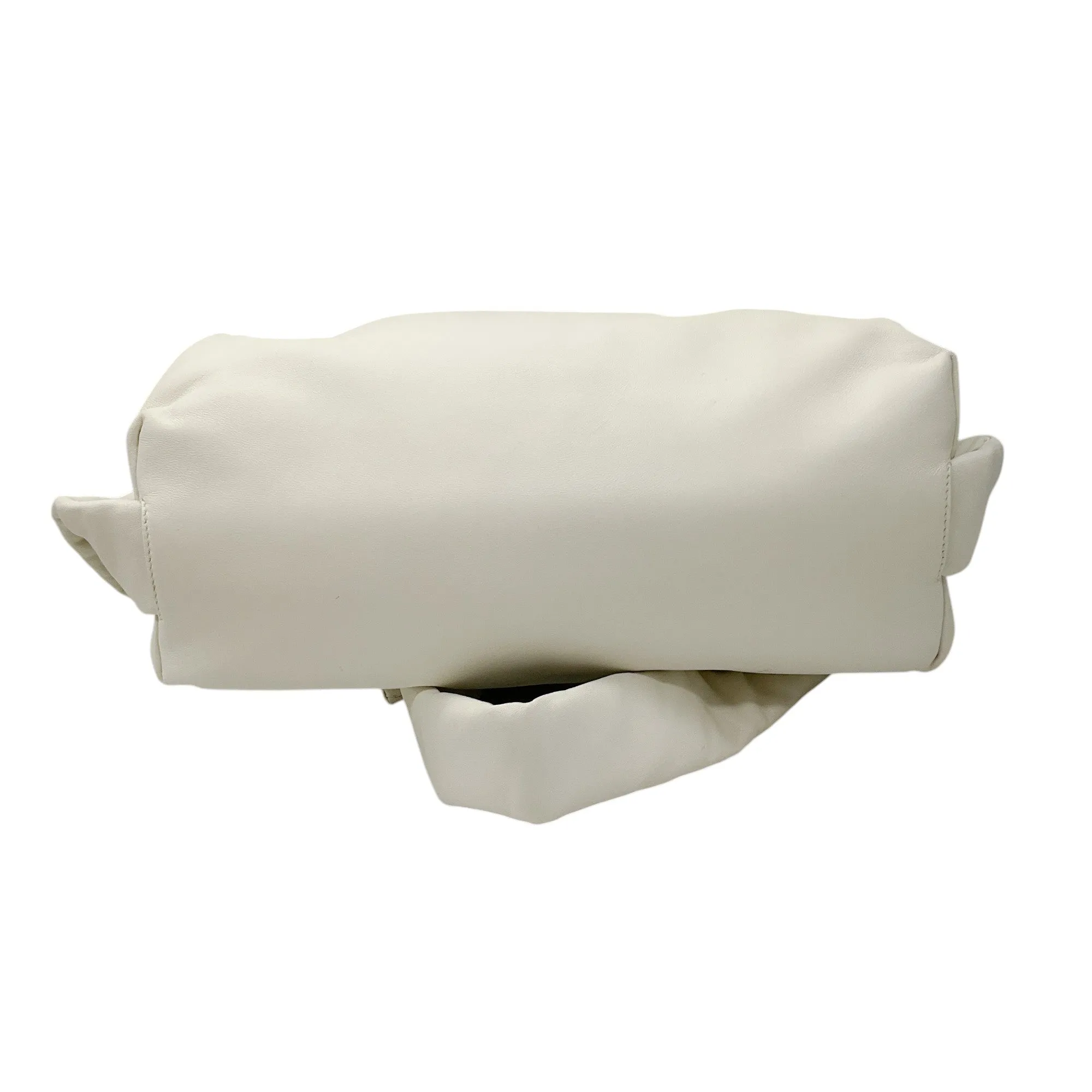 Bottega Veneta Ivory Leather Pouch Body Bag
