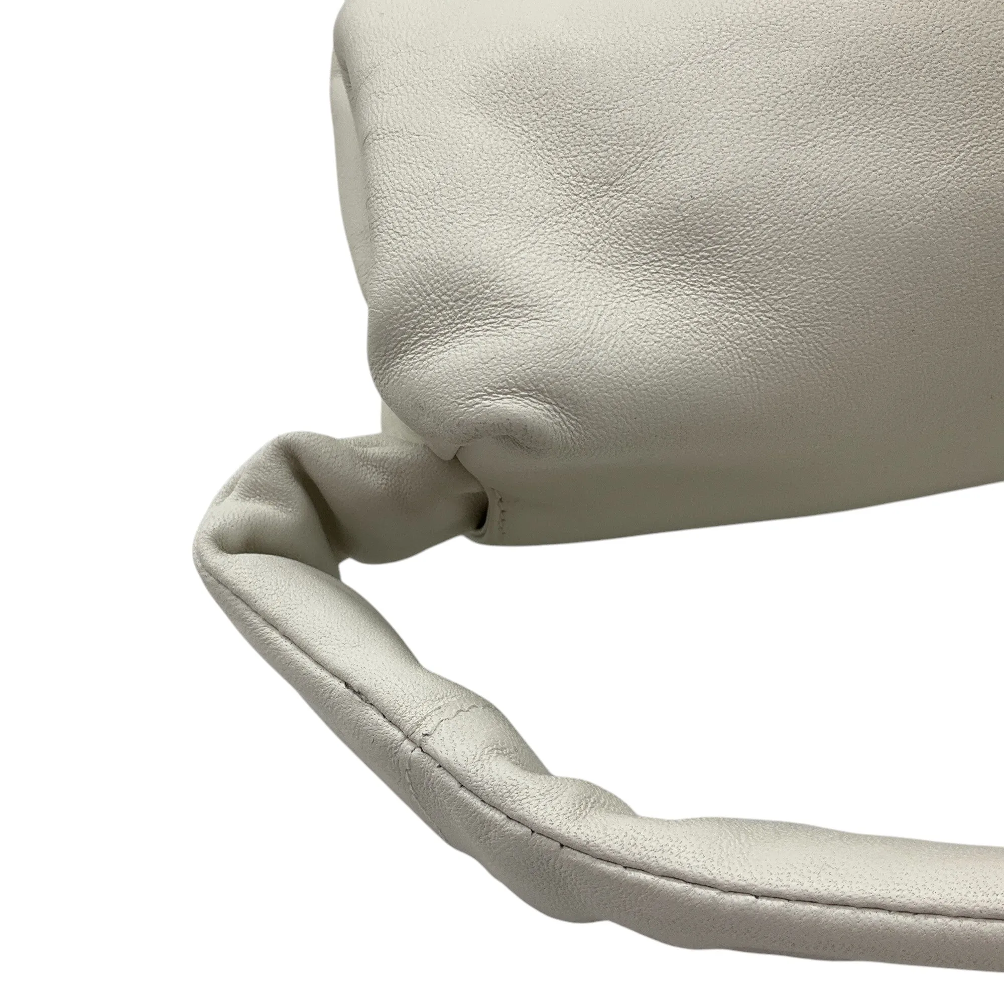 Bottega Veneta Ivory Leather Pouch Body Bag