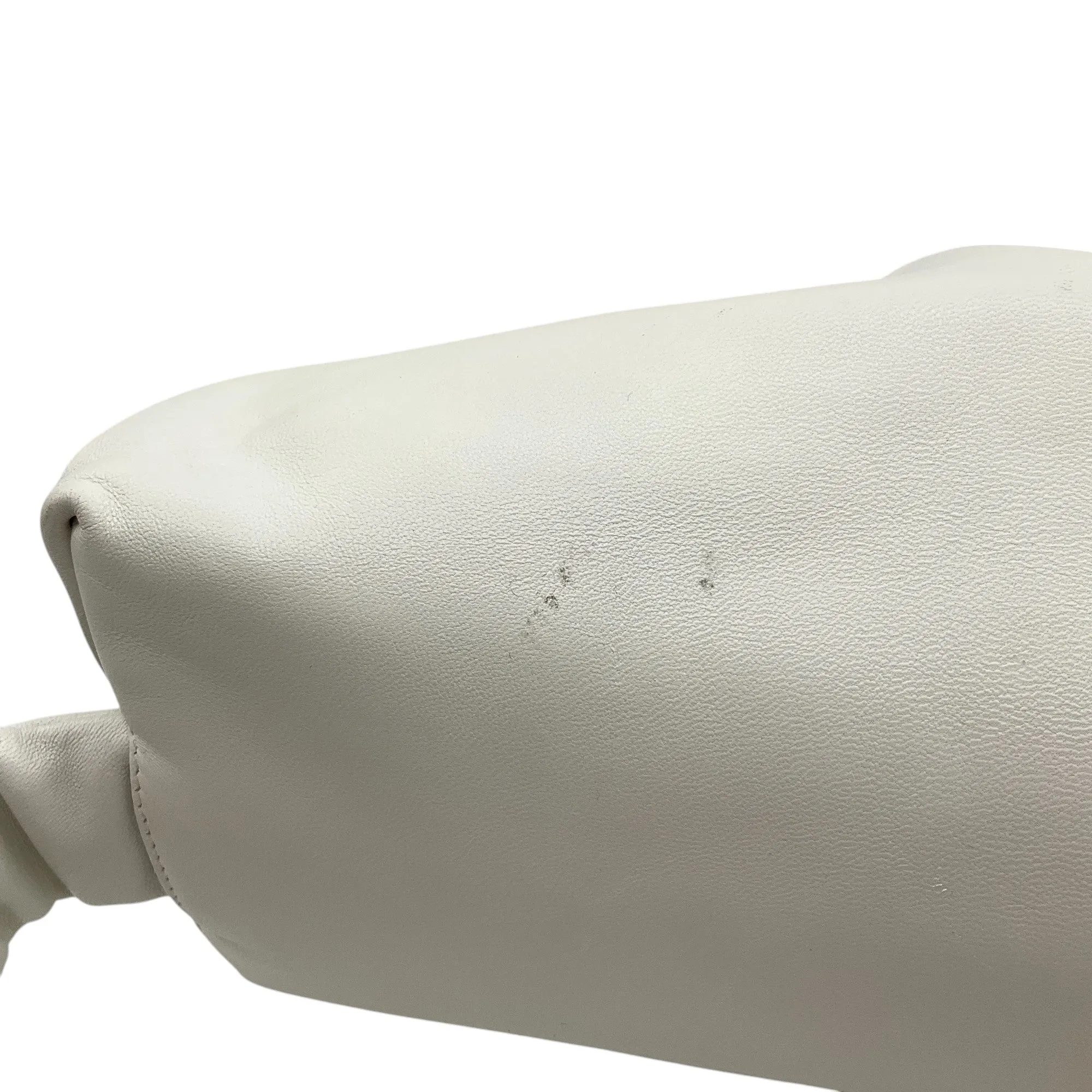 Bottega Veneta Ivory Leather Pouch Body Bag
