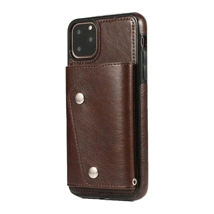 Brown Vegan Leather | Wallet Case