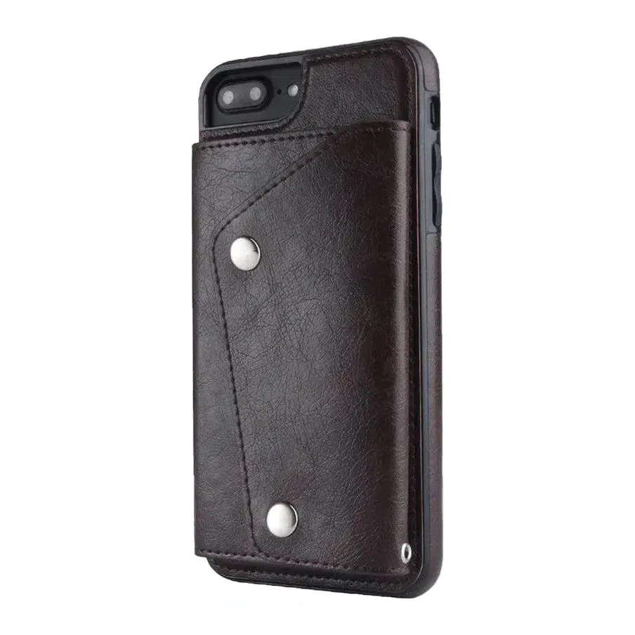 Brown Vegan Leather | Wallet Case