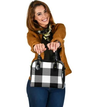 Buffalo Plaid Hand Bags Black With White or Red