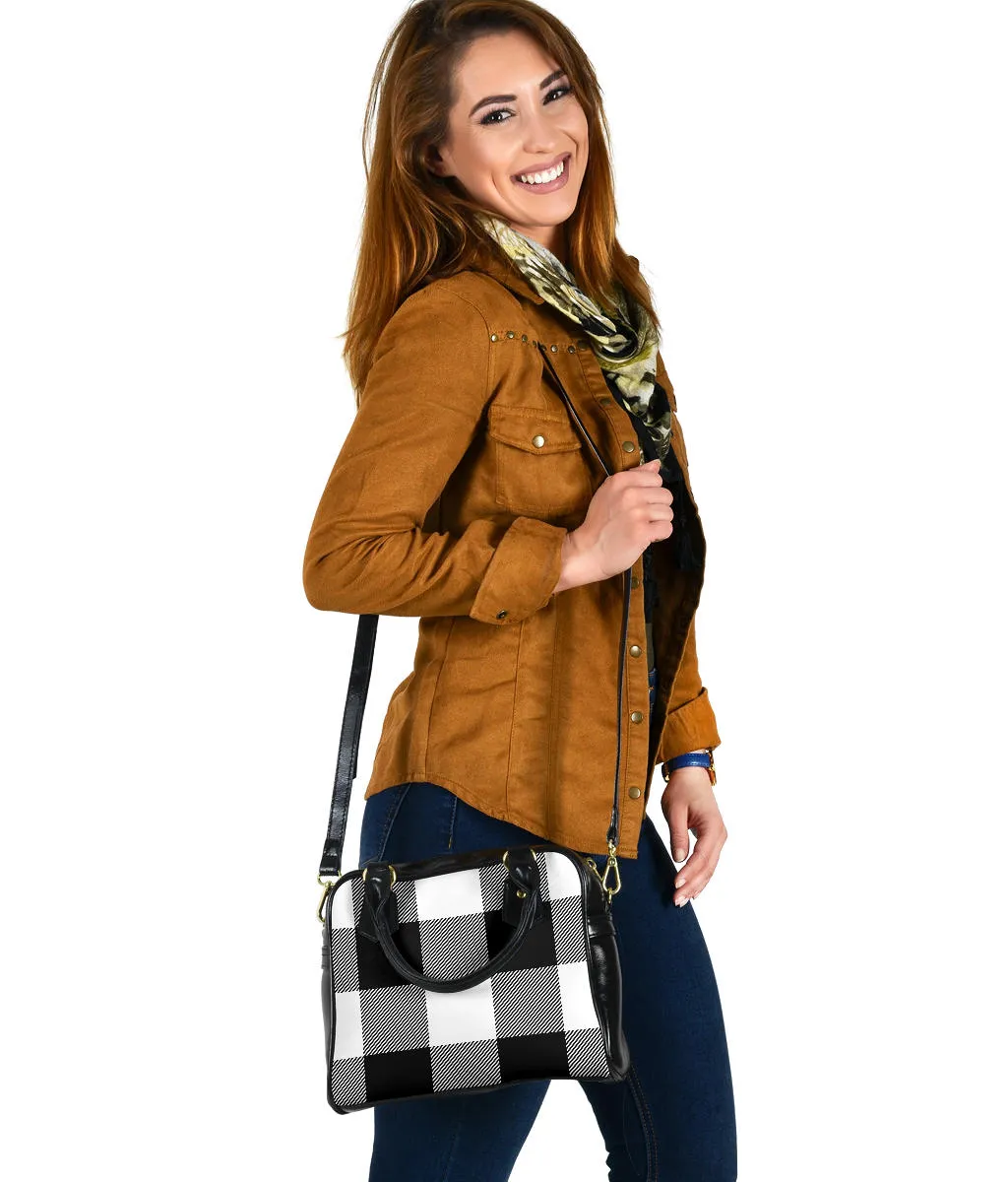 Buffalo Plaid Hand Bags Black With White or Red
