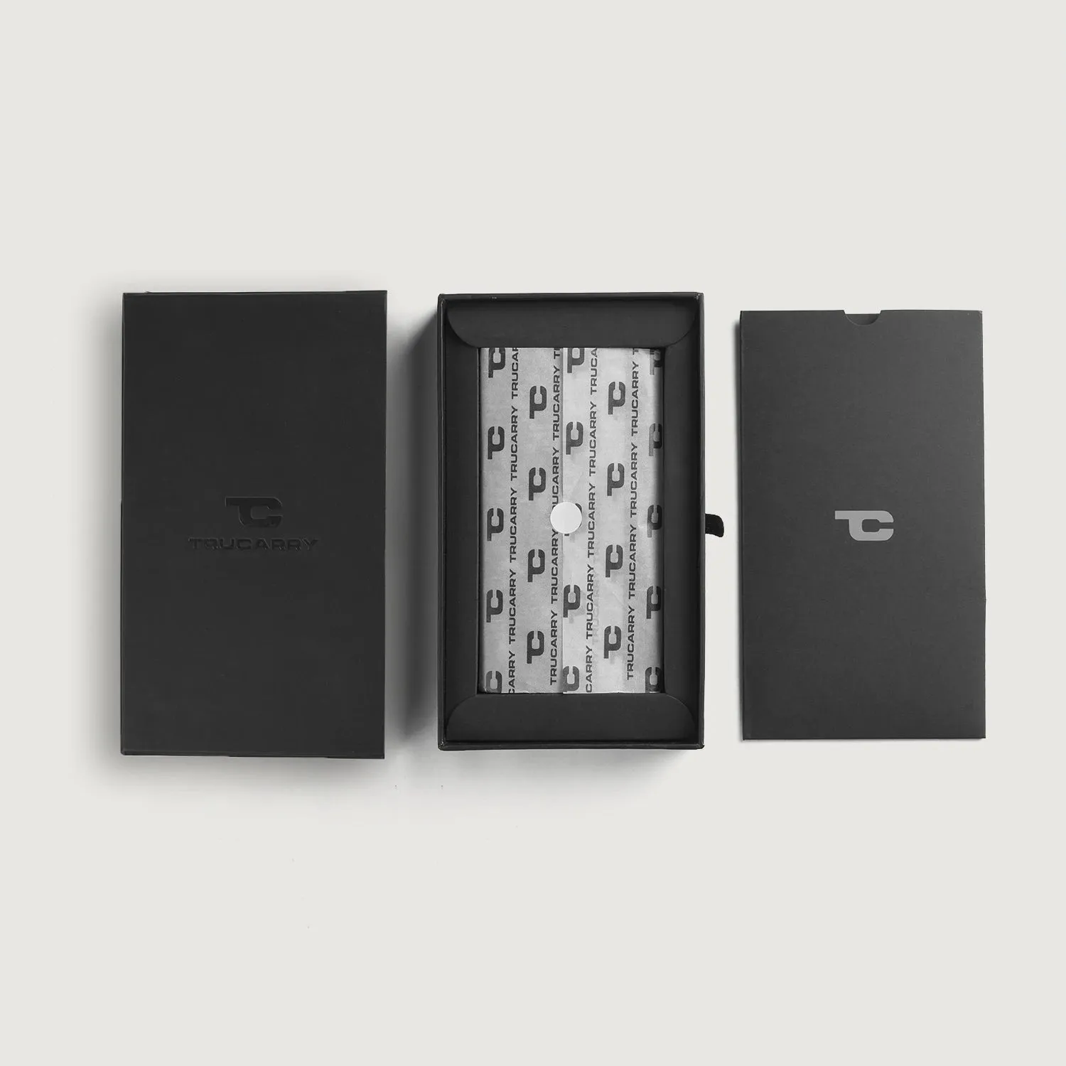 Cameron Grey Leather Long Wallet