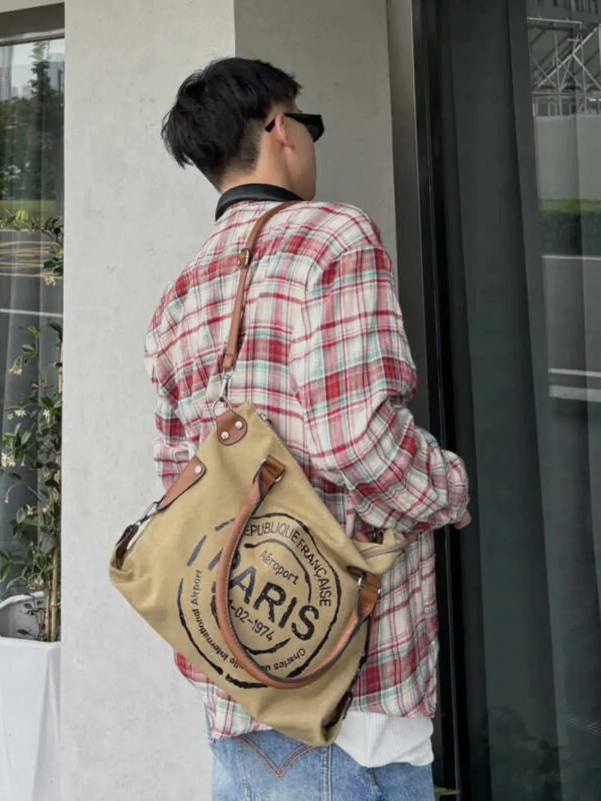 Canvas Shoulder Bag