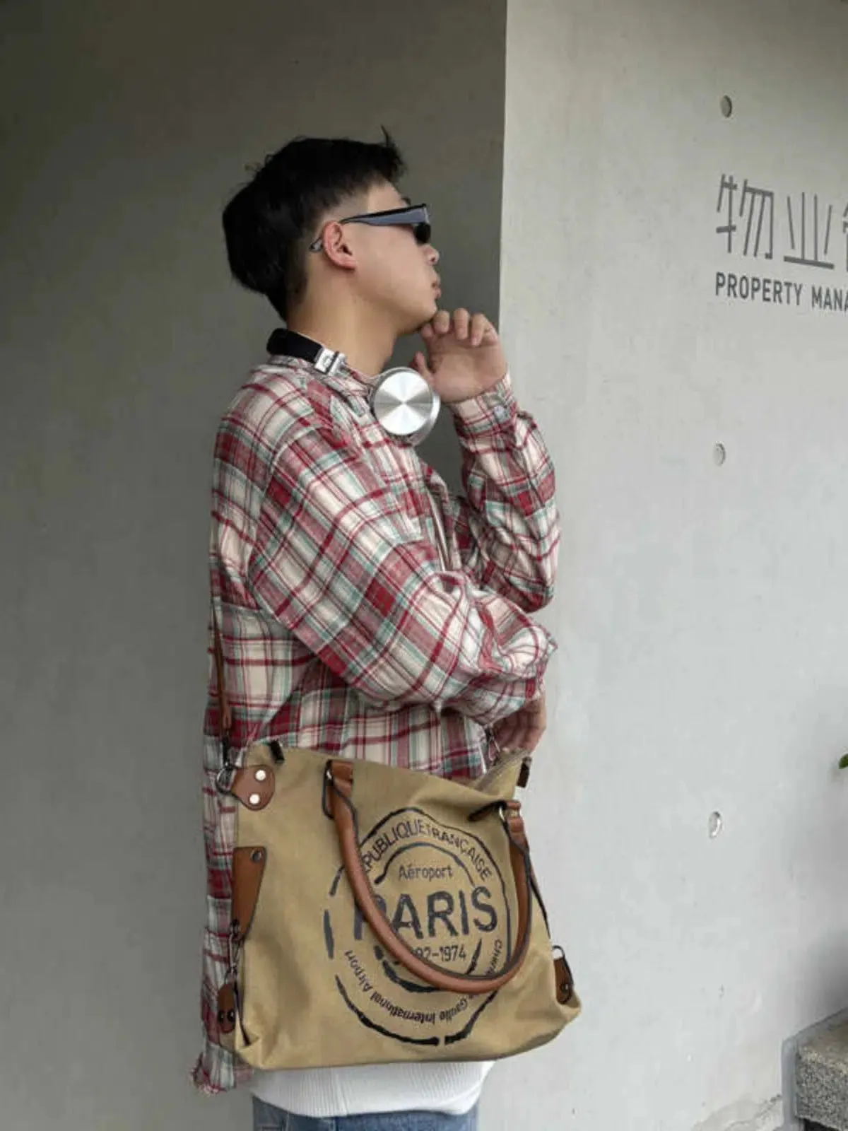 Canvas Shoulder Bag