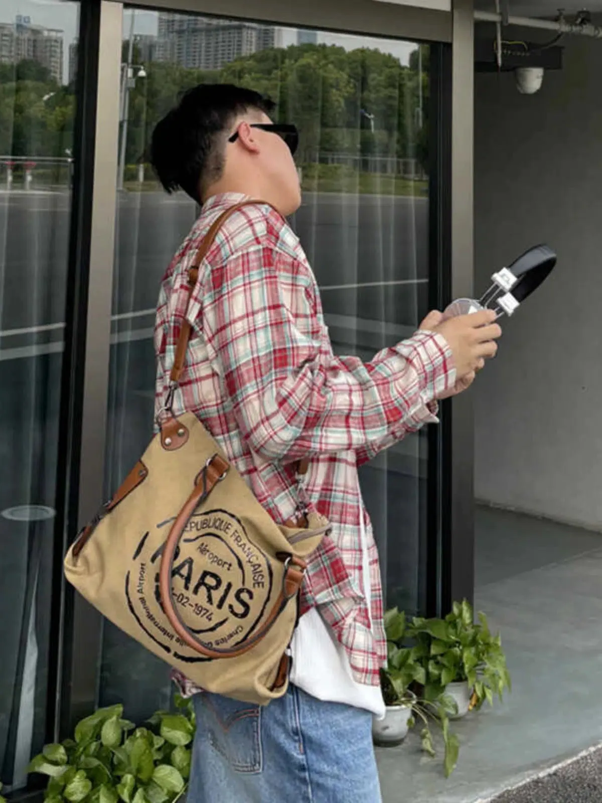 Canvas Shoulder Bag