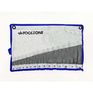 CANVAS TOOL ROLL SPANNER WATER RESISTANT STORAGE POUCH CASE 15 POCKET DMO