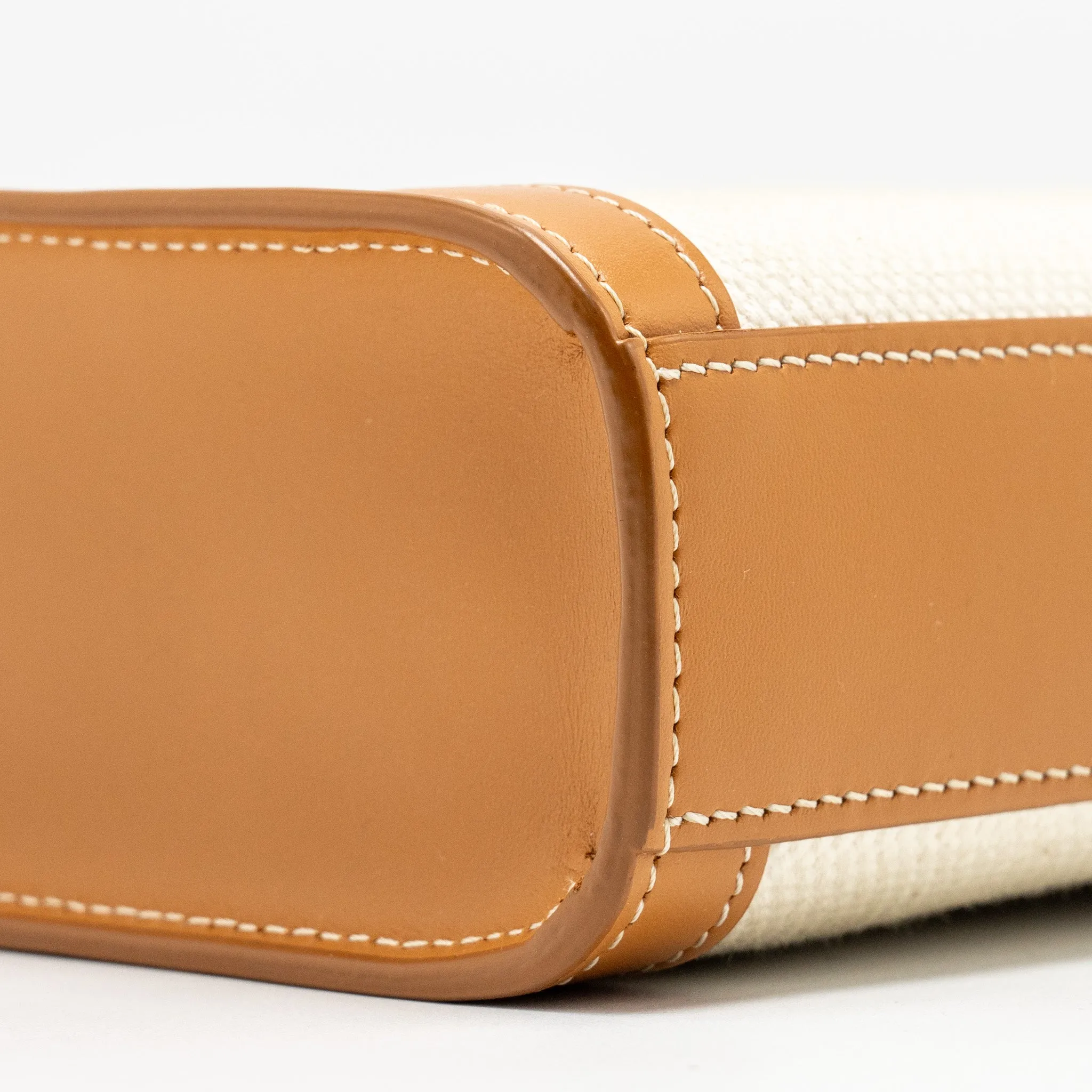 Celine Mini Vertical Cabas Canvas/Calfskin Multicolour GHW