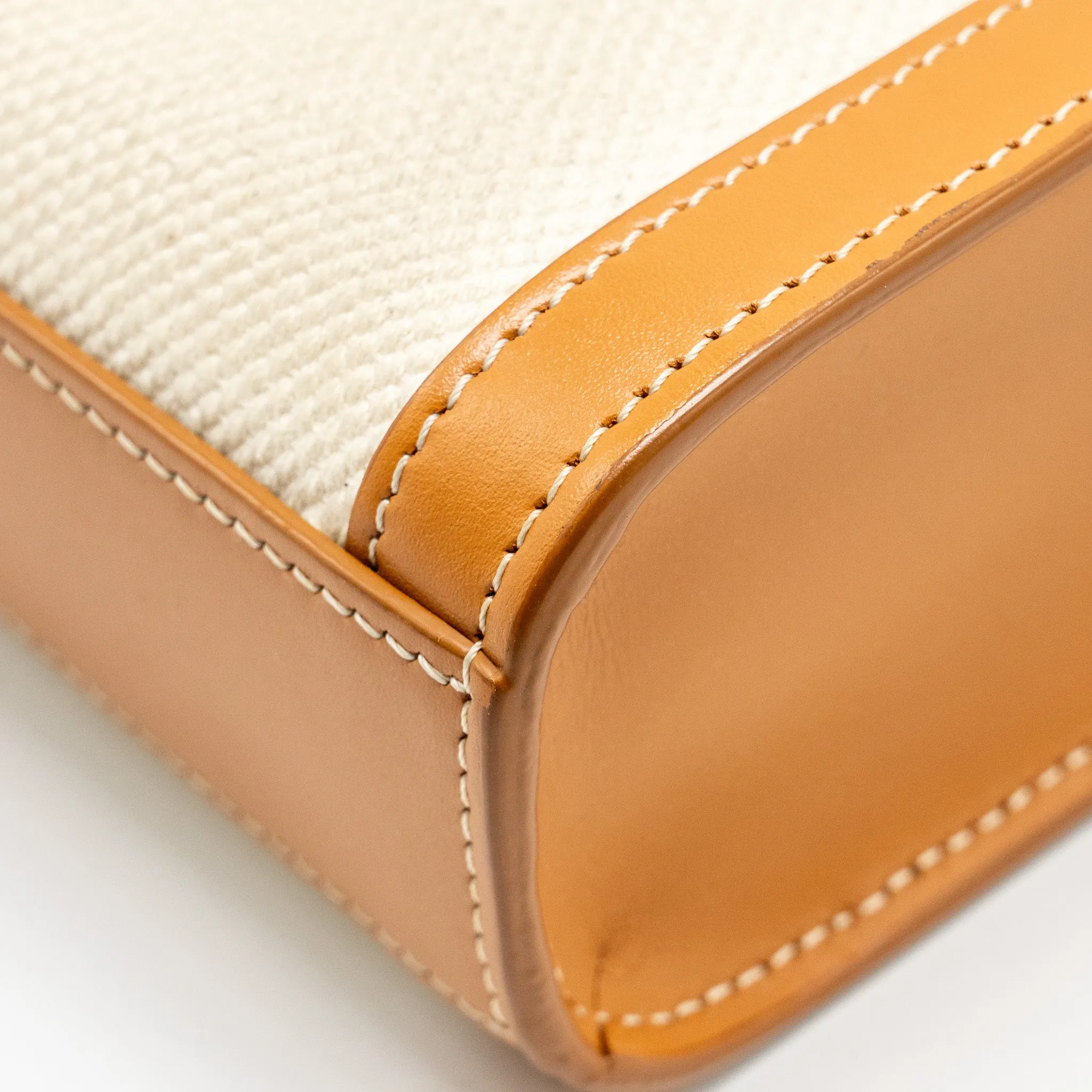 Celine Mini Vertical Cabas Canvas/Calfskin Multicolour GHW