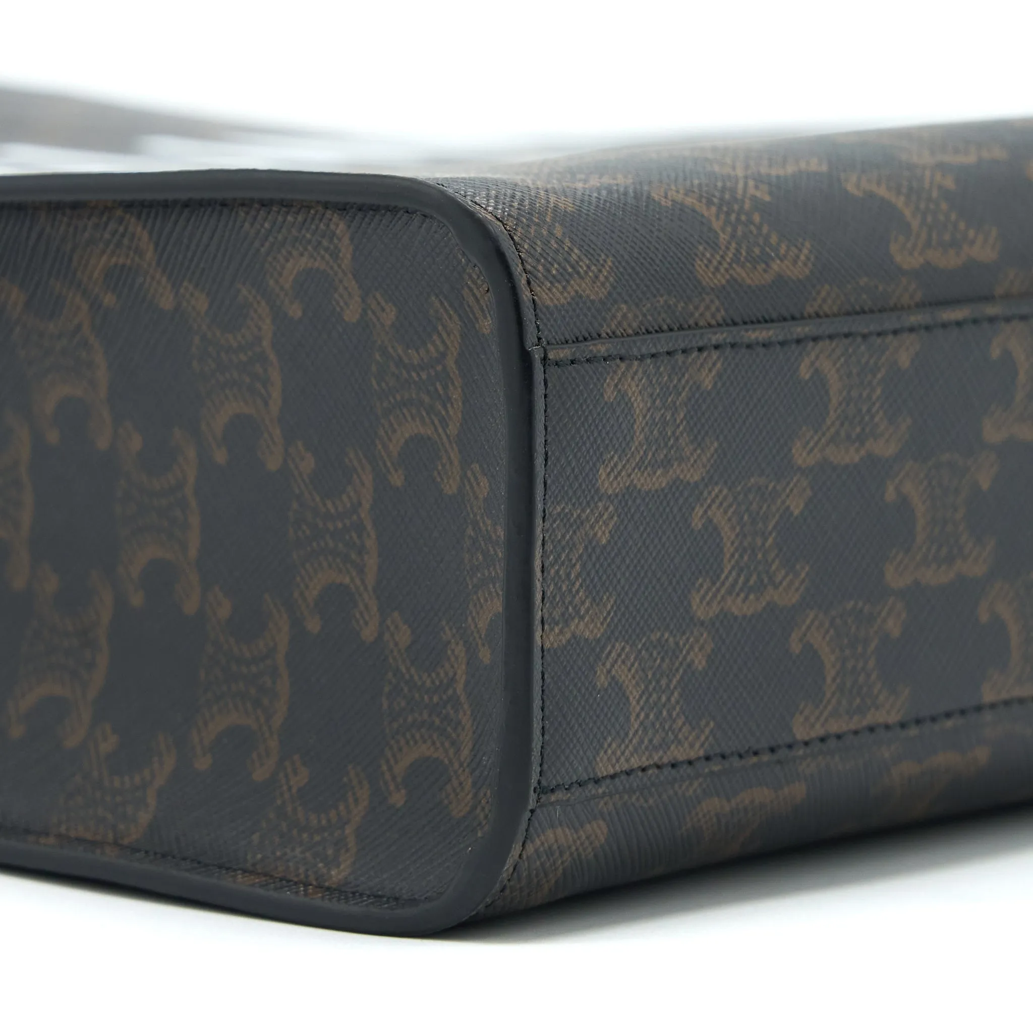 Celine Vertical Cabas Triomphe Canvas GHW