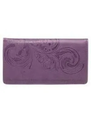 Check Book I Can Do Everything Purple Faux Leather Chb019