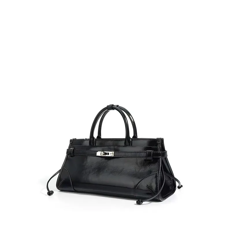 Classica Padlock Leather Tote