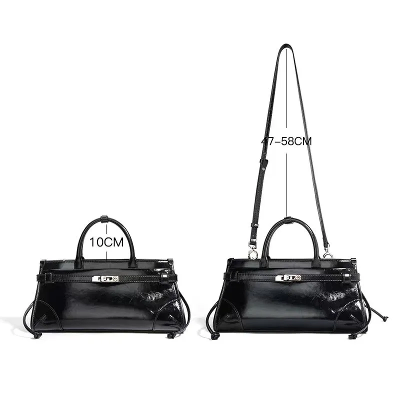 Classica Padlock Leather Tote