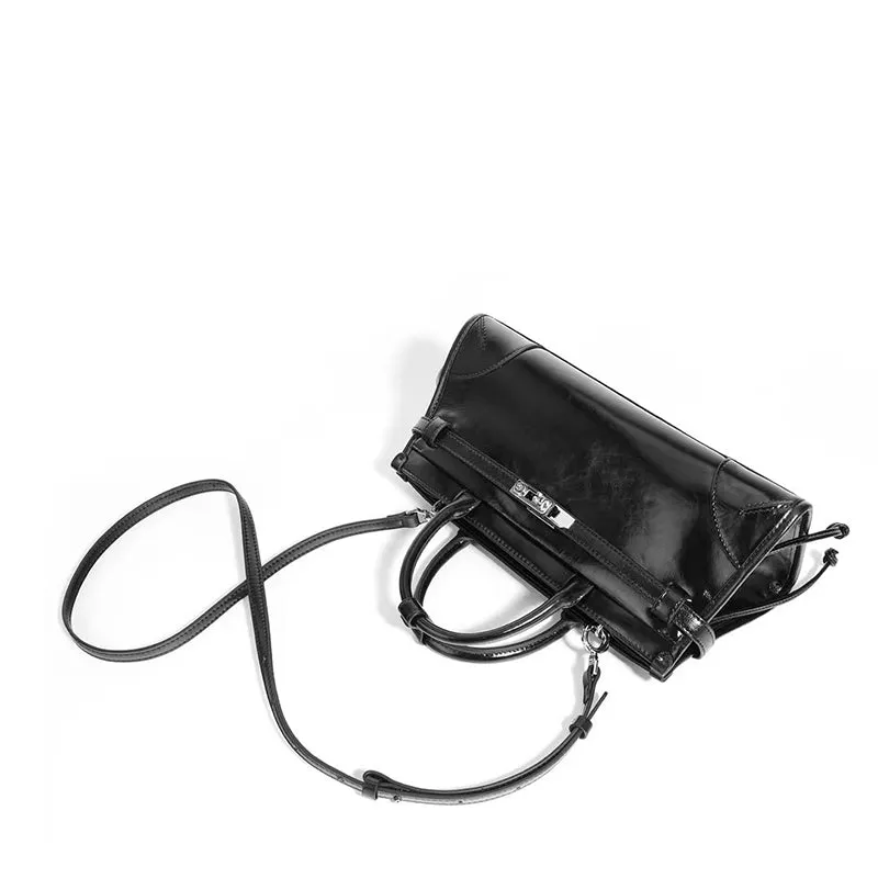 Classica Padlock Leather Tote