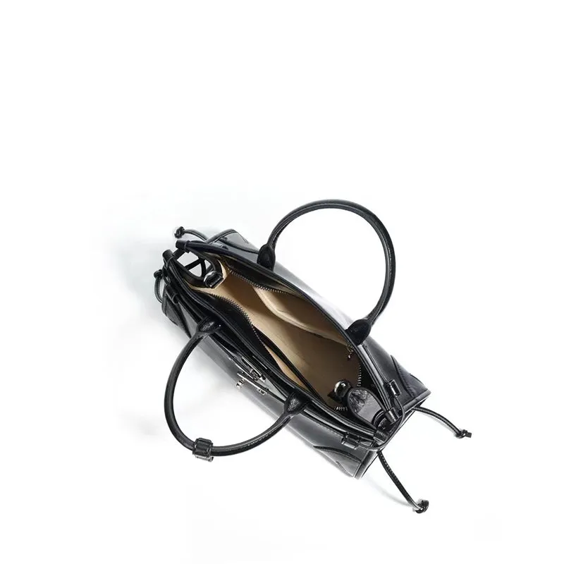 Classica Padlock Leather Tote