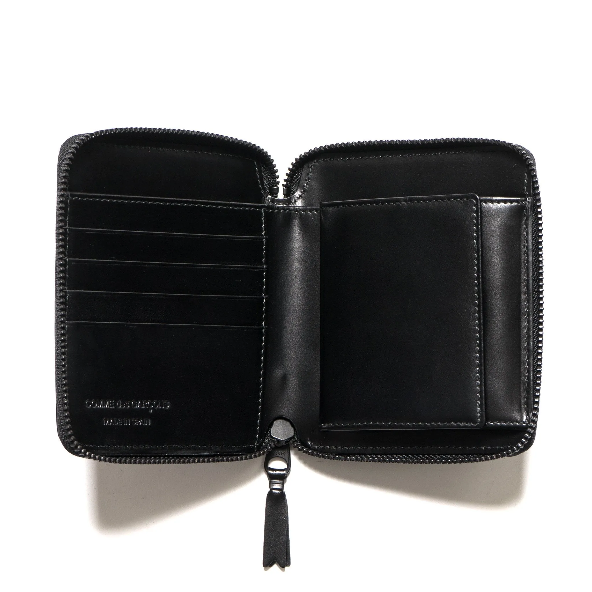 Comme des Garçons Full Zip Wallet Very Black Line