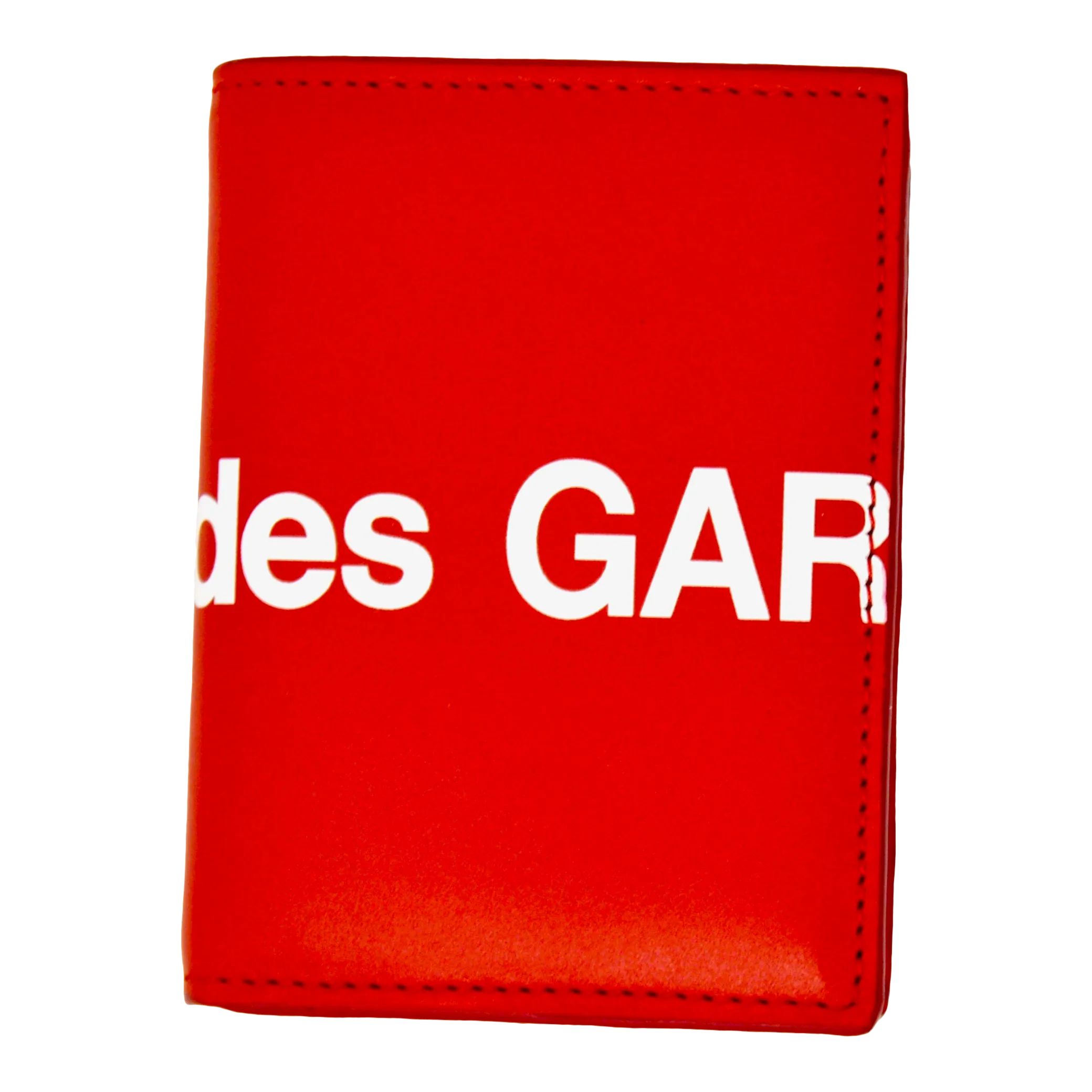 Comme des Garçons Huge Logo Folded Small Wallet (Red)
