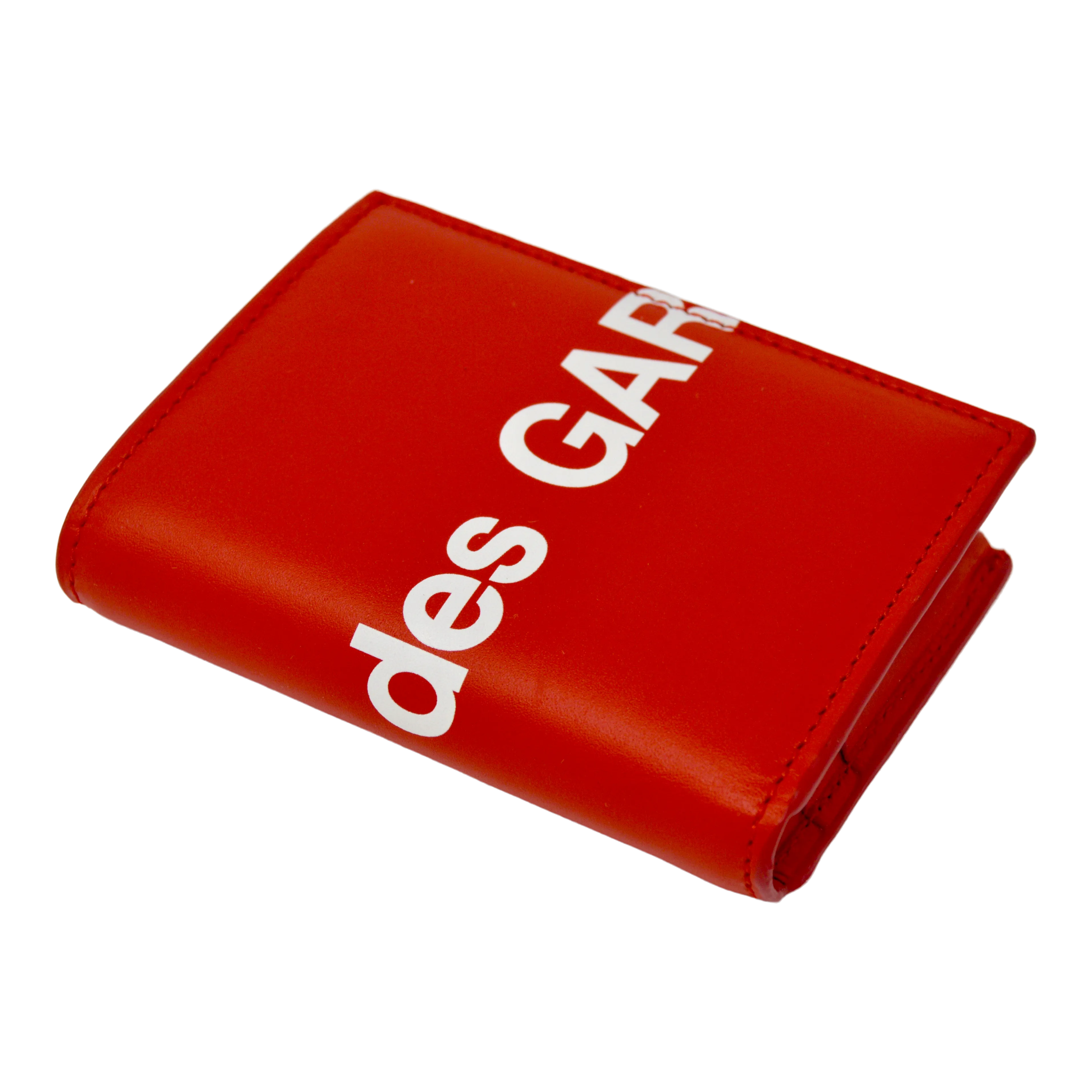 Comme des Garçons Huge Logo Folded Small Wallet (Red)