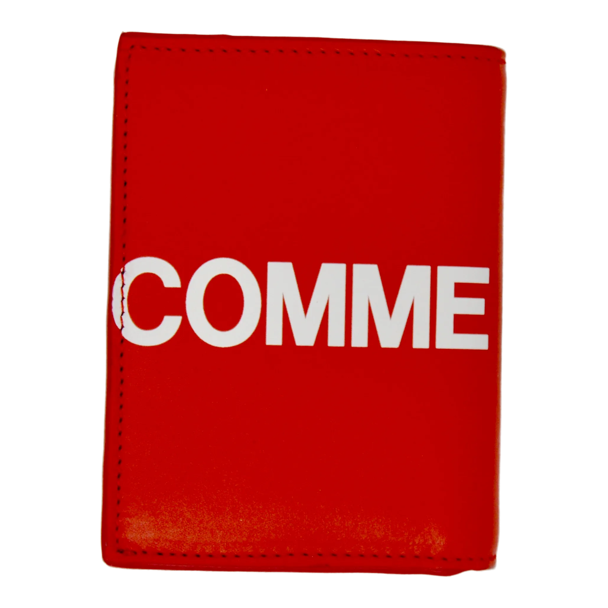Comme des Garçons Huge Logo Folded Small Wallet (Red)