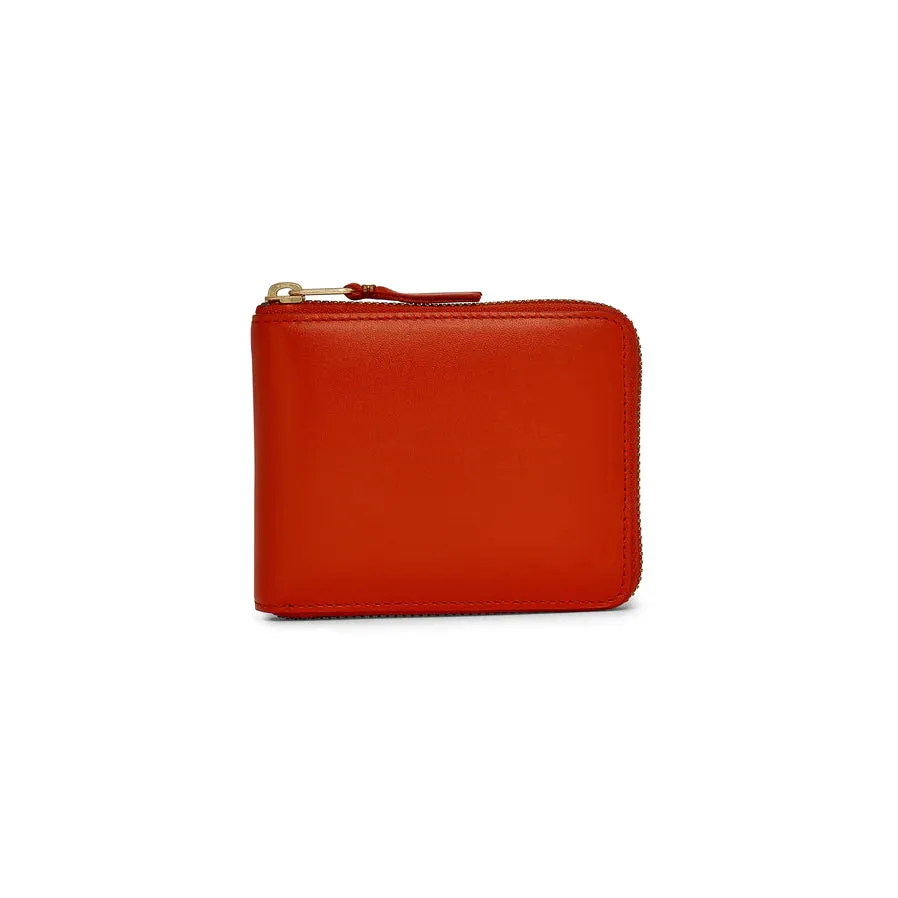COMME DES GARÇONS ZIP AROUND WALLET ORANGE
