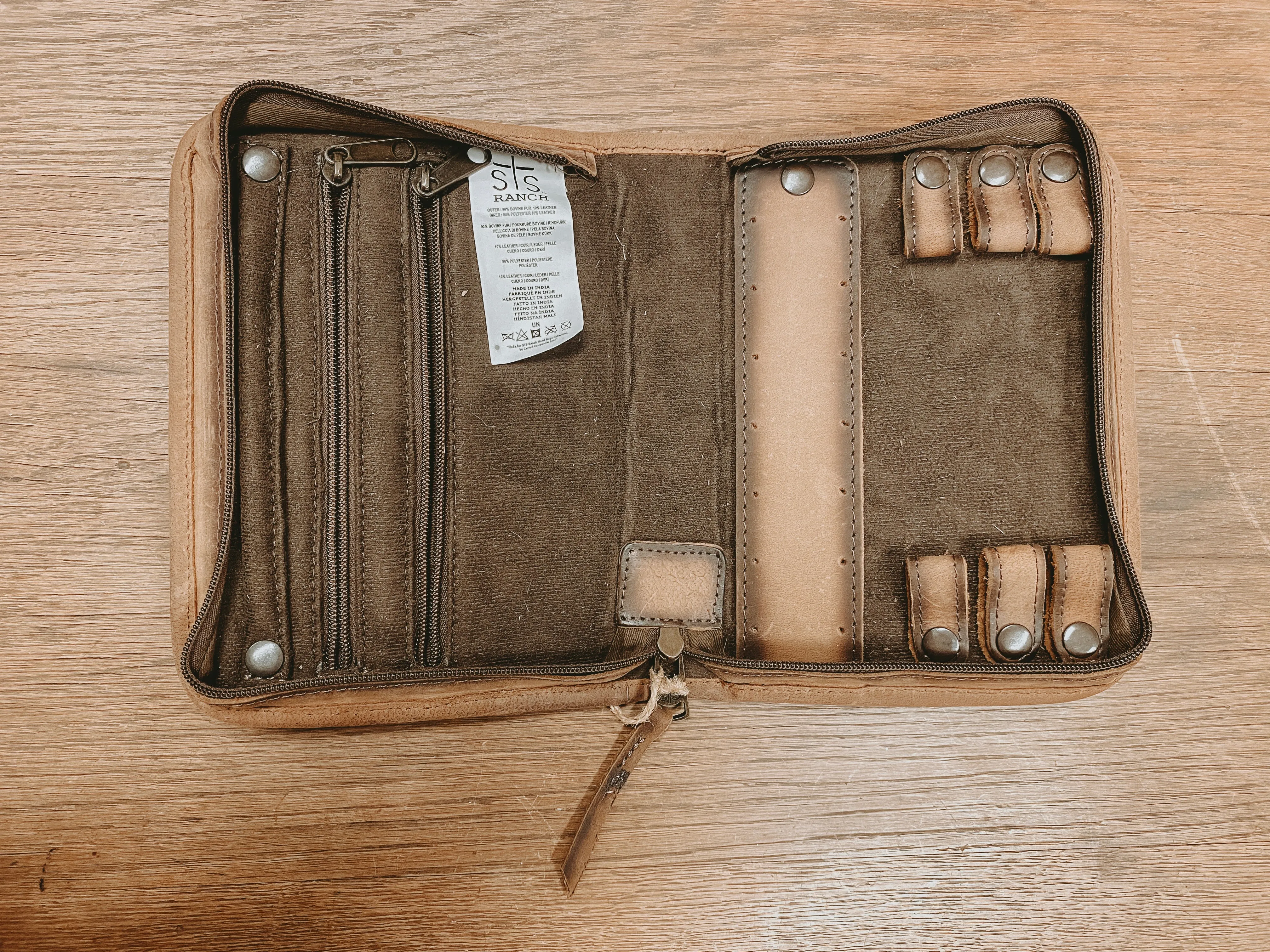 Cowhide Jewelry Case
