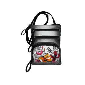 Cross Body Utility - Hand Painted Leather Bag