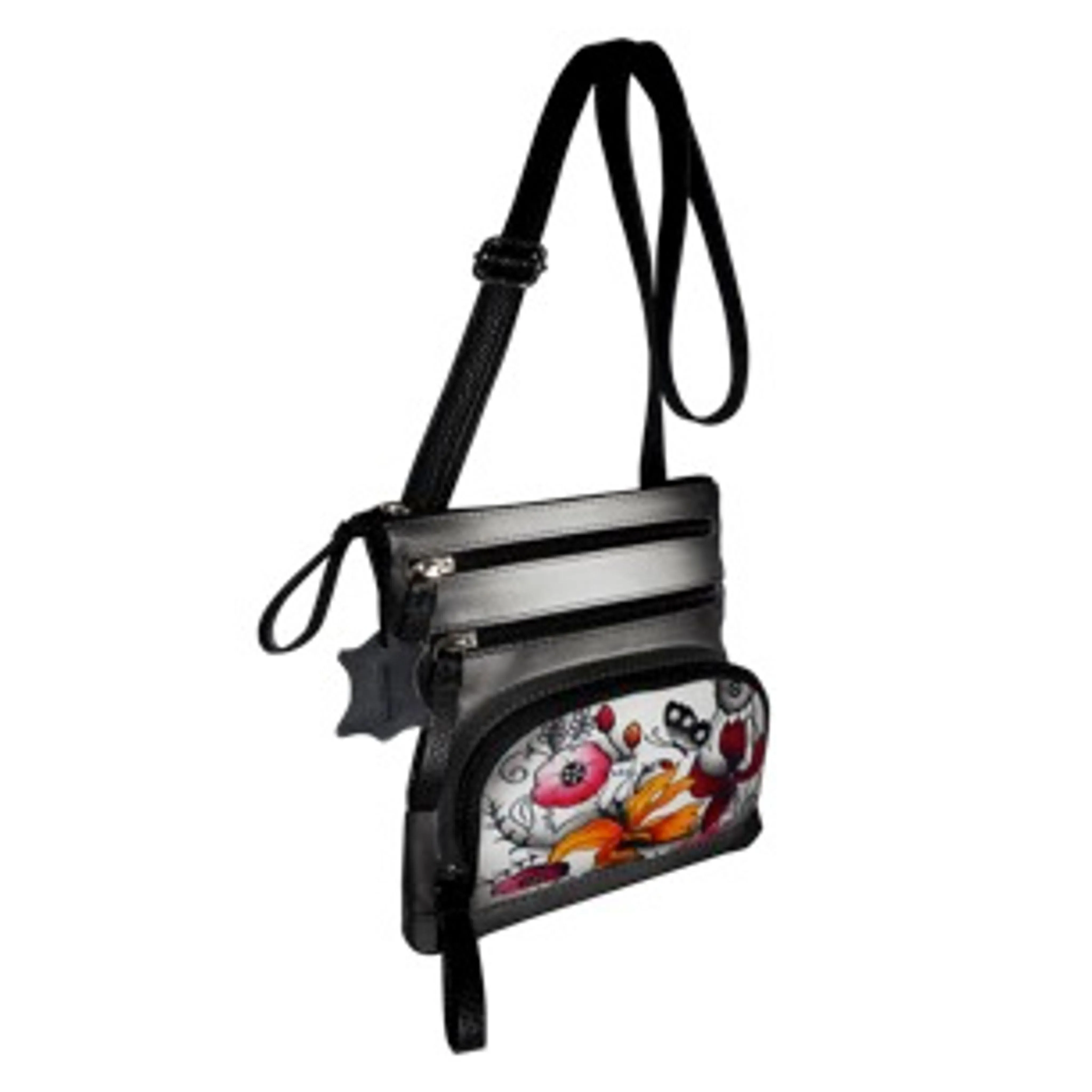 Cross Body Utility - Hand Painted Leather Bag