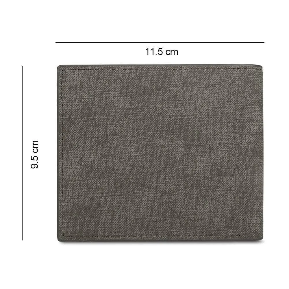 Custom Engraved Photo Men's Trifold Wallet