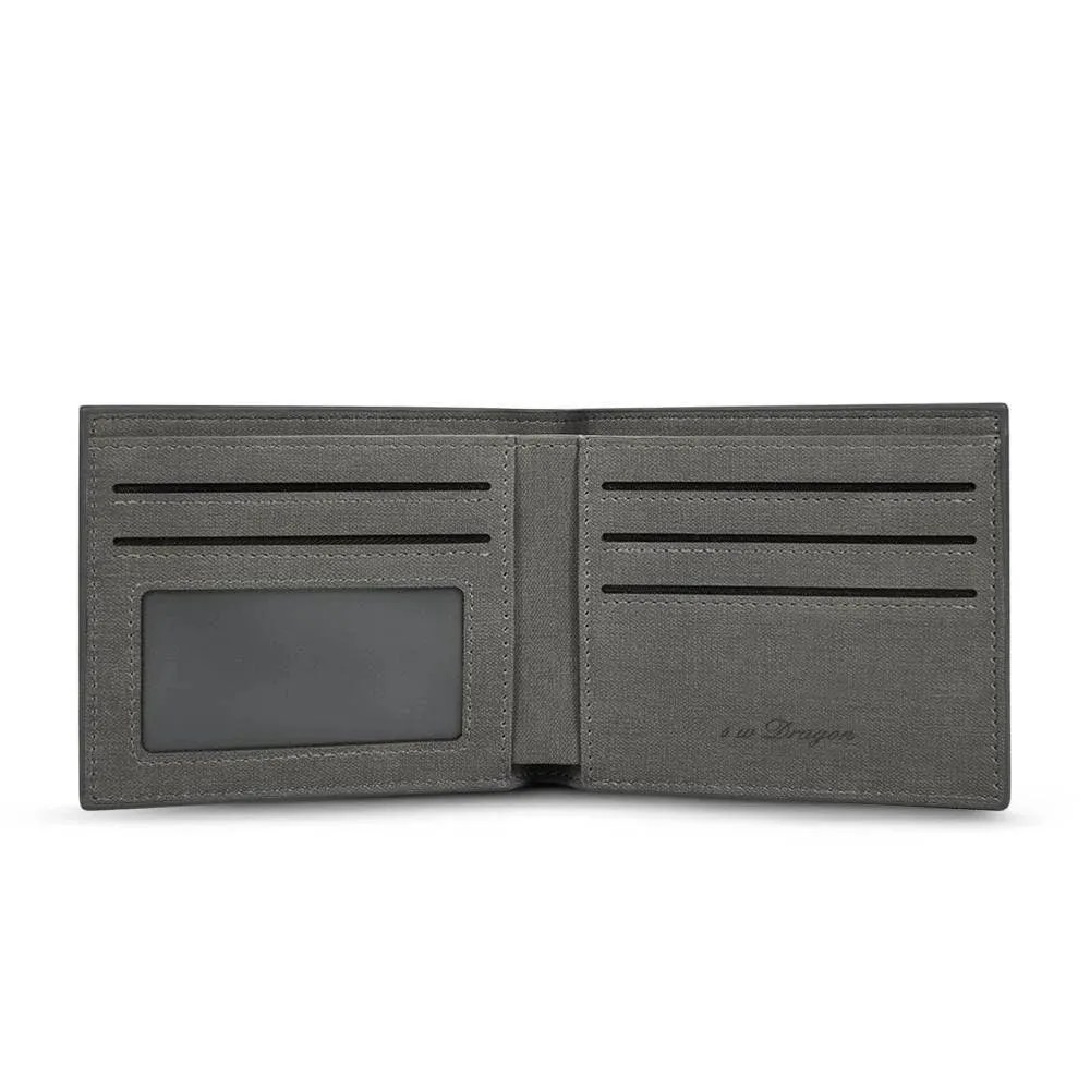 Custom Engraved Photo Men's Trifold Wallet